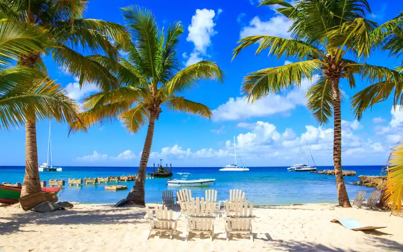 relaxing at the beach