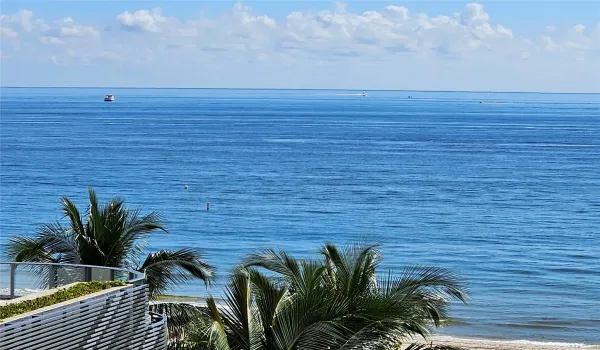 Ocean View on balcony