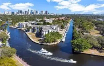 Aerial View of River Reach