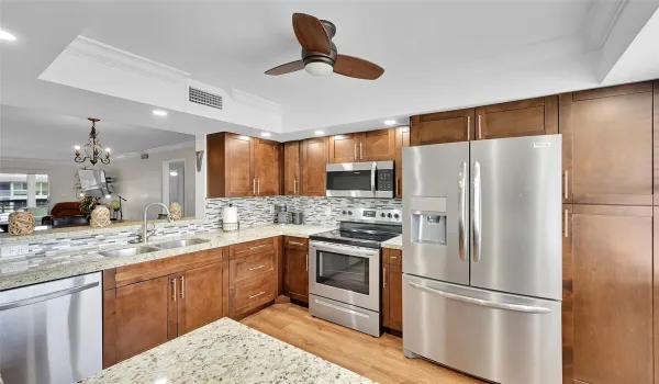 Beautifully remodeled kitchen with large pantry!