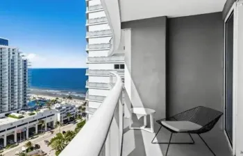 HUGE Ocean View Balcony with Access from Bedroom and Living Area