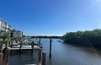 Canal way from intracoastal waterway