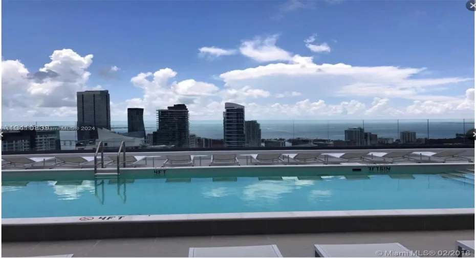 View of the Miami River and Brickell City Center