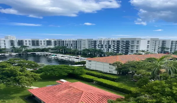 View of the water and boats from your balcony