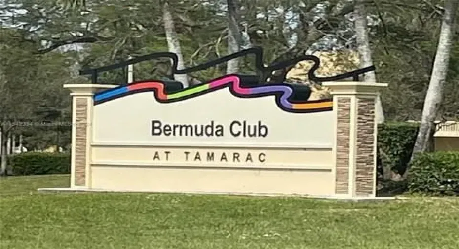 Bermuda Club sign