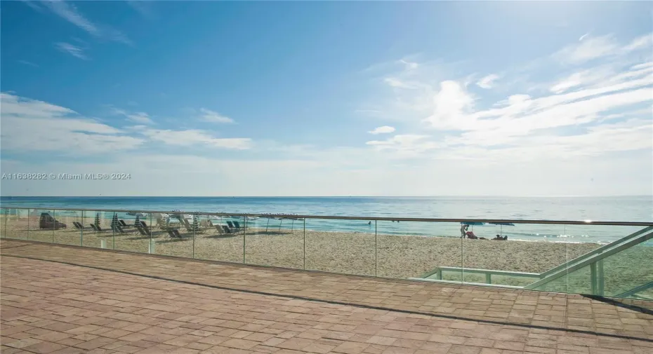 Ocean view from pool deck