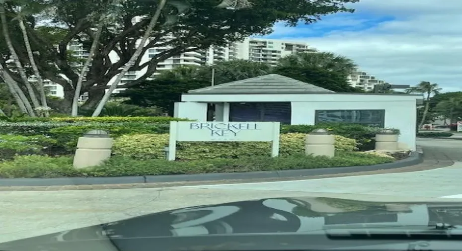 Brickell key entrance